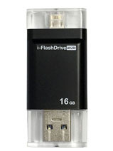 アップルMFi認定のLightning端子付きUSBメモリ「i-FlashDrive EVO」