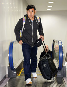 虎の恋人・中島“極秘”帰国で逆取材