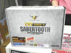 白迷彩の限定マザー「SABERTOOTH Z97 MARK S」がASUSから