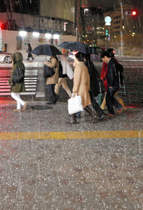 日本海側で大雪 東京都心でも初雪を観測