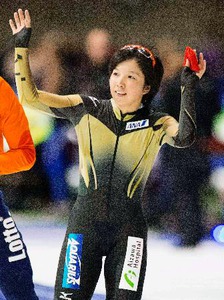 スピードＷ杯、小平は４位 女子５００メートル