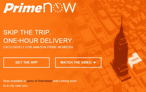 Amazon、“1時間以内に配達”サービス「Prime Now」をマンハッタンで開始