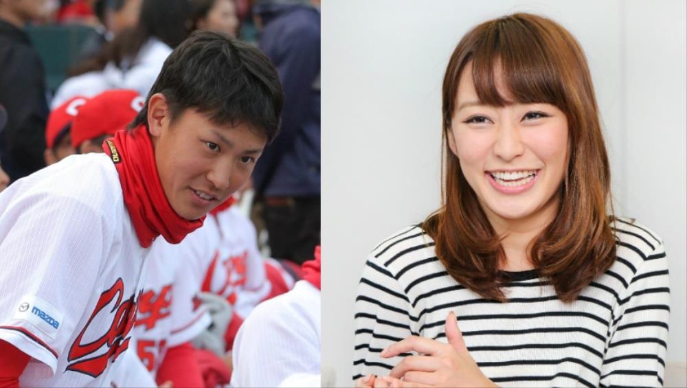 広島堂林、ＴＢＳ枡田アナが婚姻届提出