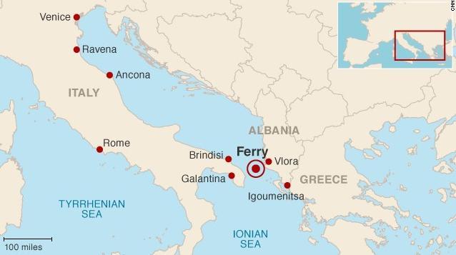 ギリシャ沖のフェリー火災、死者１０人に ４００人以上救出