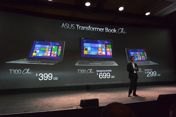 AirよりChiが断然いい! とCEOが自慢する2in1「ASUS Transformer Book Chi」シリーズ発表