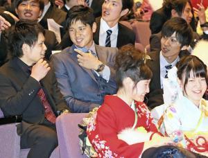 「１７０キロ目指す価値ある」成人式で大谷選手
