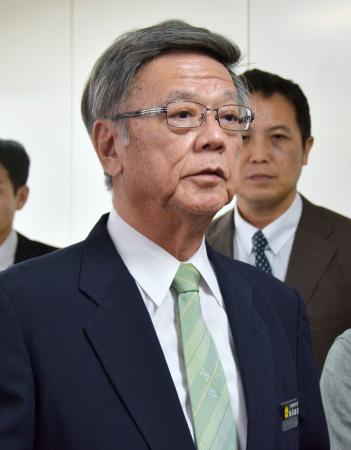 新基地建設に沖縄県知事「国は配慮すべき」