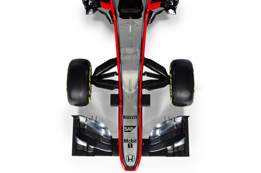 マクラーレン・ホンダ MP4-30：新たなF1デザイン哲学を導入