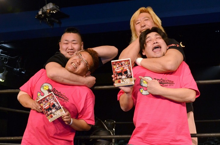 サンド ＤＶＤ発売イベントで決死のプロレス挑戦も弱音