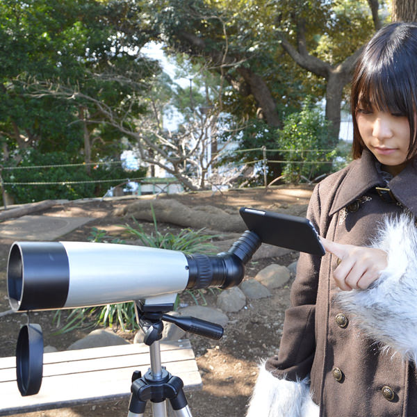 サンコー、iPhone用の45倍望遠鏡を発売