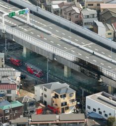 首都高速火災 社長が会見し陳謝