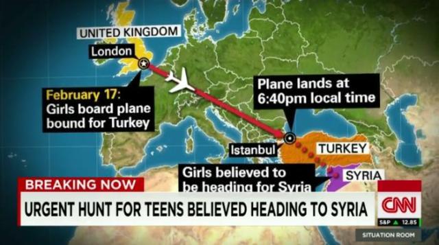 英少女３人シリアに渡航か 英警察が発見協力呼びかけ