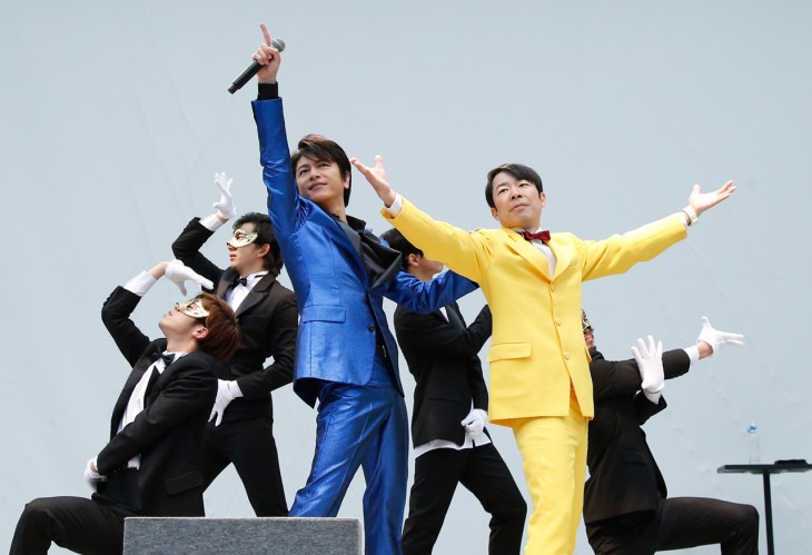 ダンディ坂野とゲッツ！及川光博リリースイベント「ダンディパーティー」