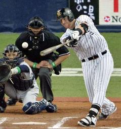 阪神ゴメス８回同点打「続いていきたかった」