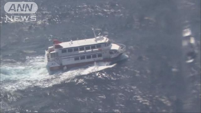 旅客船がクジラと衝突か 日本人含む９人が軽傷