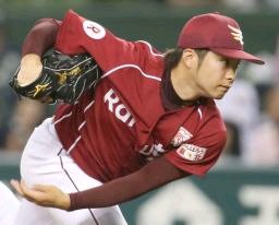 楽天の辛島、チーム救う快投＝８回１失点、堂々初白星－プロ野球