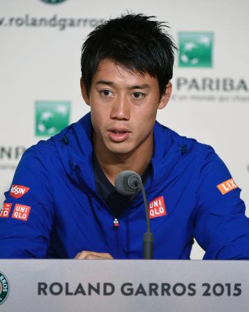 錦織、全仏初戦へ「自信があって挑めるのは初めて」