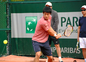 テニス、錦織が第１セット先取 全仏第８日