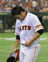 巨人・高木勇、痛恨６回４失点で３敗目