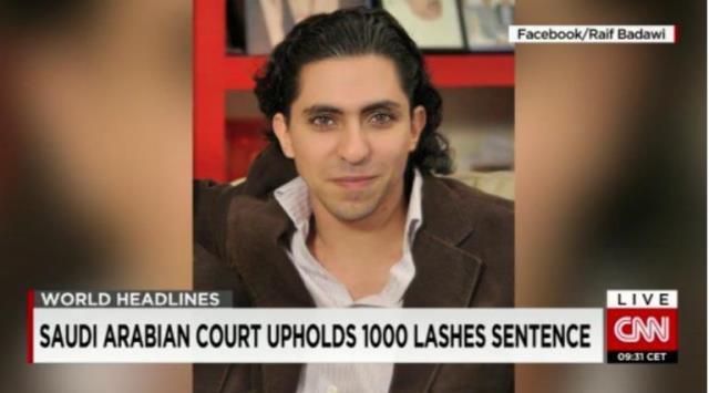 サウジ最高裁、ブロガーへの１０００回むち打ち刑を支持