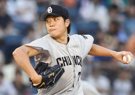 中日大野ハーラートップ７勝目、ロッテ植松は２敗目