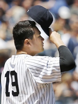 マー君、メジャー初の１試合３発被弾…５回１０安打７失点で３敗目