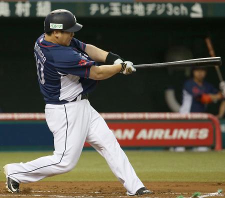 西武・中村 ３戦連続弾！リーグ独走の２５号ソロ！