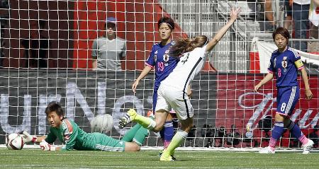 なでしこ連覇逃す 米国に敗れる