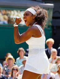 セリーナ ４大大会４連勝 来月全米で年間グランドスラム達成だ