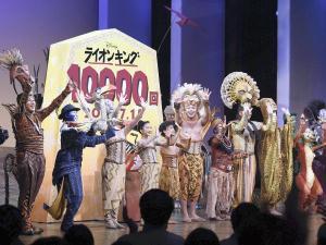 「ライオンキング」１万回、「キャッツ」抜く 2015年07月15日 20時17分