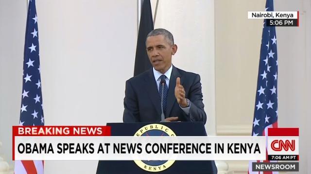 オバマ米大統領、訪問先のケニアで同性愛禁止を批判