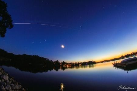 「こうのとり」とＩＳＳ：光になった 米の大学生が撮影