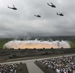 陸自、離島奪回想定し演習 静岡・東富士演習場