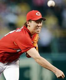 岩田、投げ急いで崩れる＝プロ野球・阪神