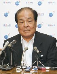 片山虎之助氏、橋下新党合流へ 代表、共同代表案が浮上