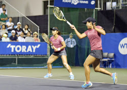 大坂１回戦敗退、土居・奈良組は８強入り 東レ女子テニス