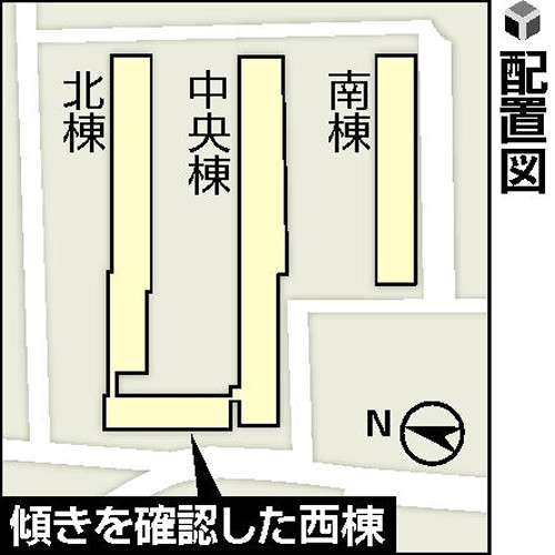 傾斜マンション 建て替えで３００億円超試算 三井不動産に費用負担