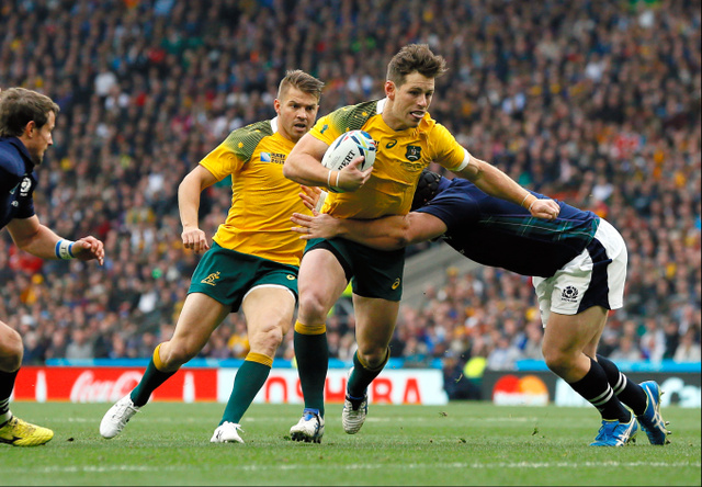 オーストラリア、激戦制し４強進出 ラグビーＷ杯