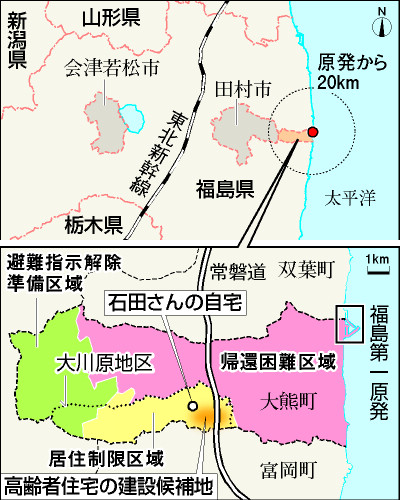 高齢者帰還へ住宅計画 大熊町「１００人規模」 １７年春目標