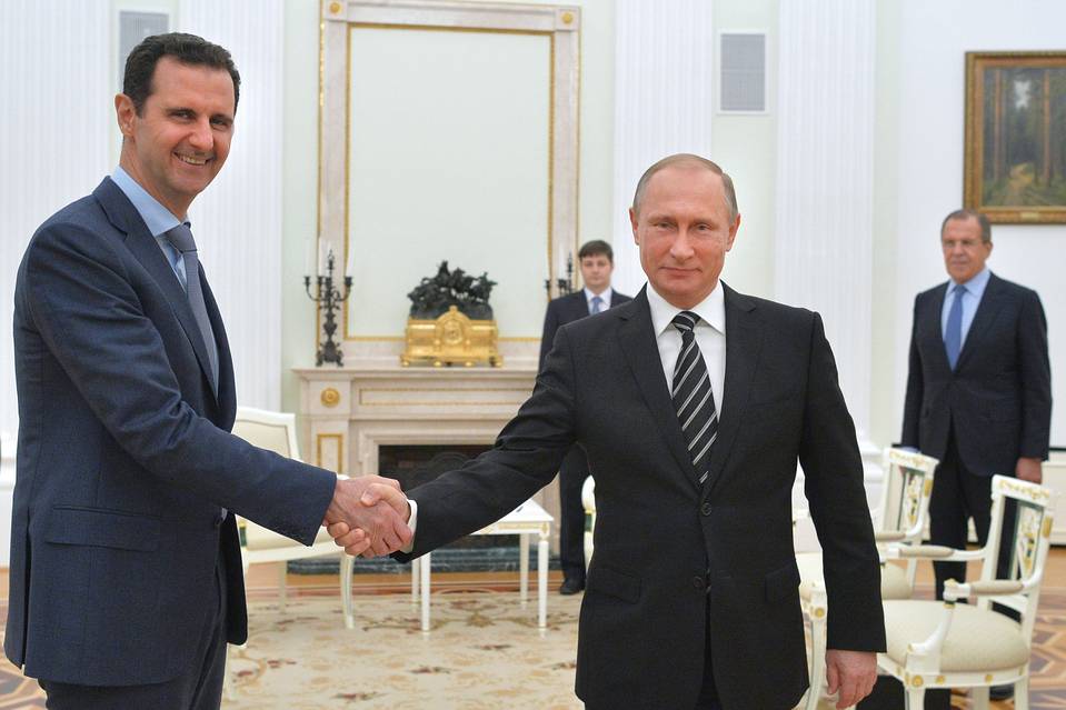 シリアのアサド大統領、モスクワを電撃訪問
