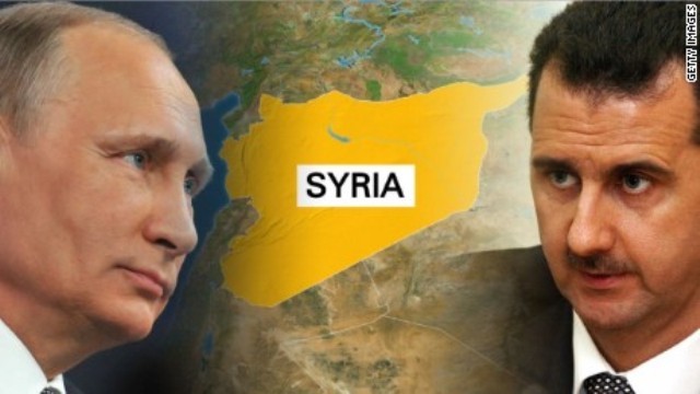 シリアのアサド大統領、ロシアを電撃訪問 プーチン氏と会談