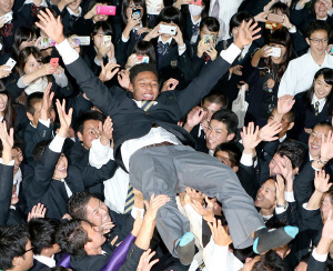 オコエ、楽天が１位指名 会見詳報