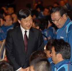 ＜わかやま大会＞皇太子さま 選手激励 2015年10月24日