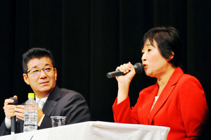 実績を強調VS.与党の強み 大阪府知事選へ公開討論