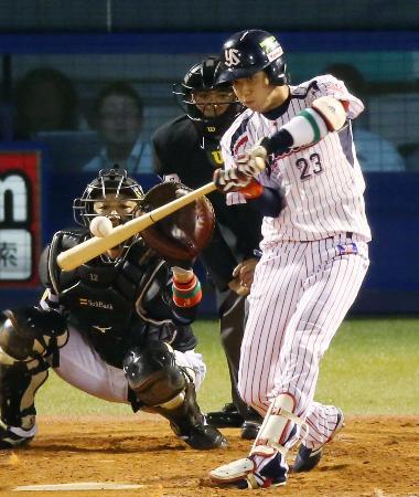 ヤ８―４ソ（２７日） ヤクルトが逆転勝ち
