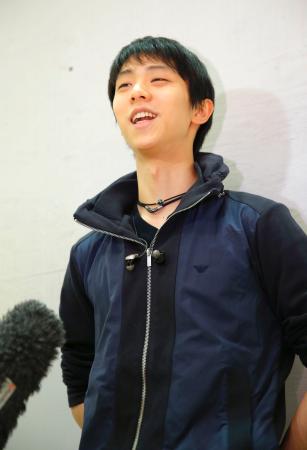 羽生、今季初戦へ意気込み フィギュアＧＰシリーズ