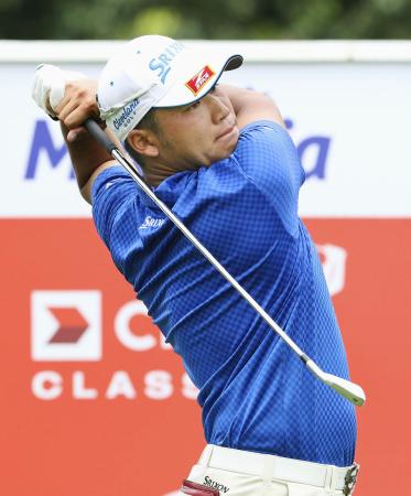 松山２位発進、石川24位 ピアシーが62で首位