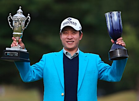 金庚泰が今季５勝目＝ゴルフ
