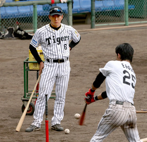 金本新監督が発破「何なら俺が打つ」 阪神秋季キャンプ