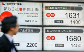 日本郵政３社初値、いずれも公開価格を大幅に上回る 「個人の人気の高さ証明」